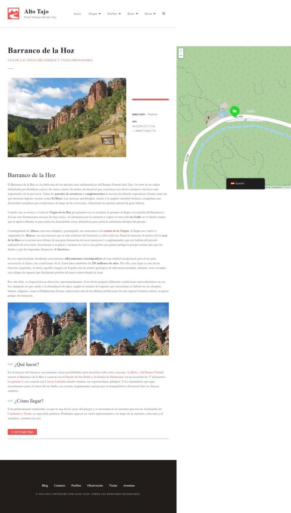 Вилла Casas Del Barranco De La Hoz Ventosa  Экстерьер фото